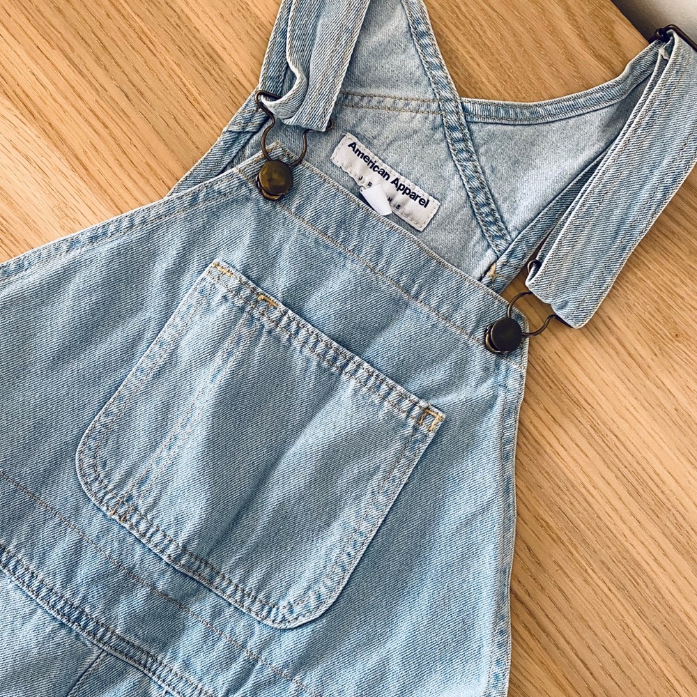 American Apparel denim overall
